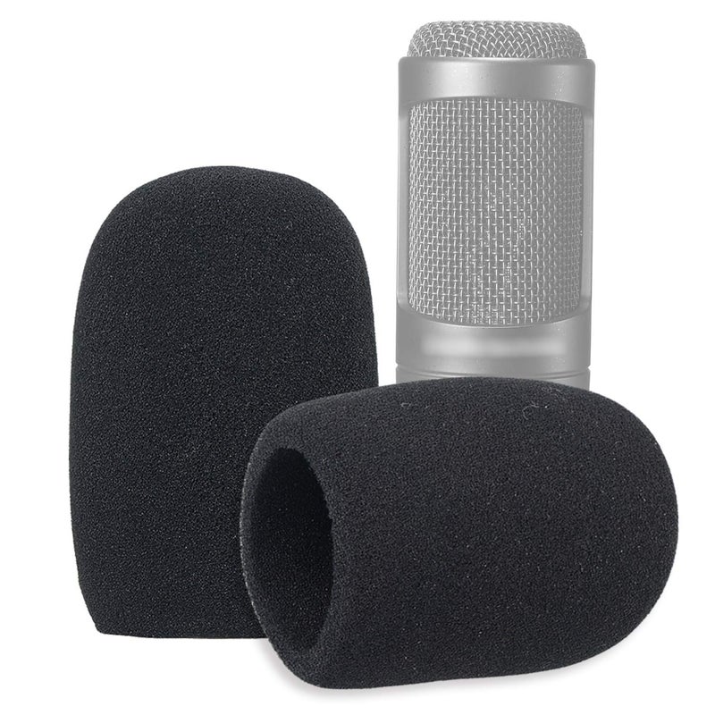 SUNMON غطاء رغوة زجاج السيارة SUNMON، فلتر صوت زجاج السيارة لميكروفون أوديو تكنيكا AT2020 (عبوة 2)  - Image 1